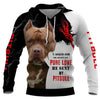 I asked God for Loyalty and Pure love he sent my PITBULL Shirt 3D Full Printing for Dog Mom Dad lovers