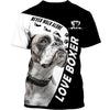 I Love Boxers Gifts Men and Women Ver.2 3D Shirt