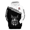 I Love My German Shepherd Men and Women 3D Shirt In Black/White