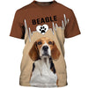 I Love You My Beagle Shirt 3D Full Printing for Dog Mom Dad lovers