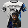 I Reached For A Hand Rottweiler Dog Men and Women 3D Full Printing