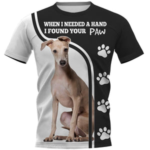Italian Greyhound Men and Women 3D T Shirt
