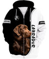 Labrador Brown Chocolate Reflect Men and Women 3D Shirt