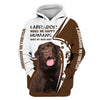 Labrador make me happy Men and Women 3D Shirt