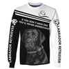 Labrador Retriever Black Shirt 3D Full Printing for Dog Mom Dad lovers