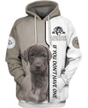 Labrador Retriever Grey Baby Love Men and Women 3D Shirt
