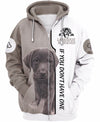 Labrador Retriever Grey Baby Love Men and Women 3D Shirt