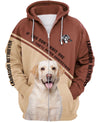 Labrador Retriever In White Men and Women 3D Shirt