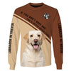Labrador Retriever In White Men and Women 3D Shirt