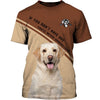 Labrador Retriever In White Men and Women 3D Shirt