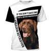 Labrador Retriever Love Knows Men and Women 3D Shirt