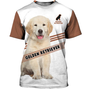 Labrador Retriever Lovely Shirt 3D Full Printing for Dog Mom Dad lovers