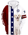 Labrador Retriever Super Star and Women 3D Shirt