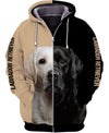 Labrador Retriever Yellow And Black Men and Women 3D Shirt