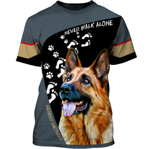 Love – German Shepherd Men and Women 3D Shirt