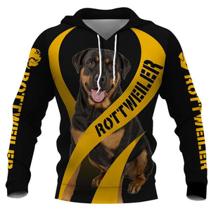 Yellow Rottweiler Dog Men and Women 3D Full Printing