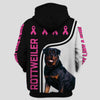 PAWS For the cure ROTTWEILER DOG Men and Women 3D Shirt