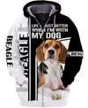 Love Beagle life Is Just Better 3D shirt for Beagle lovers