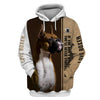 Love Boxer 3 Brown 3D shirt for Boxer lovers