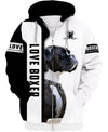 Love Boxer  3D shirt for Boxer lovers