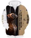 LOVE BOXER – if you don’t have one you’ll never understand Men and Women 3D Shirt In White/Coffe color