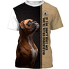 LOVE BOXER – if you don’t have one you’ll never understand Men and Women 3D Shirt In White/Coffe color