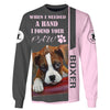 LOVE BOXER In Light Pink Men and Women 3D Shirt