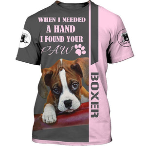LOVE BOXER In Light Pink Men and Women 3D Shirt
