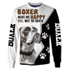 Love Boxer Make Me Happy 3D shirt for Boxer lovers