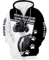 Love Boxer – when i needed a hand i found your paw Men and Women Ver.2 3D Shirt In Black