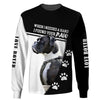 Love Boxer – when i needed a hand i found your paw Men and Women Ver.2 3D Shirt In Black