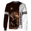 Love chocolate Labrador Men and Women 3D T Shirt