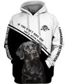 Love Dog – Love Labrador In Black/White Men and Women 3D Shirt