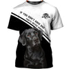 Love Dog – Love Labrador In Black/White Men and Women 3D Shirt