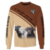 Love Dog – Love Labrador In Brown Men and Women 3D Shirt