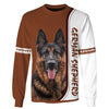 Love German Shepherd Men and Women 3D Shirt In  White/Brown
