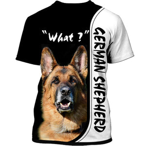 Love German Shepherd What 3D shirt for German Shepherd lovers
