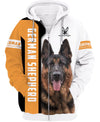 Love German Shepherd Yellow Men and Women 3D Shirt