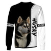 Love Husky Black 3D shirt for Husky lovers