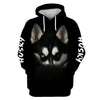 Love Husky Face Men and Women 3D Shirt