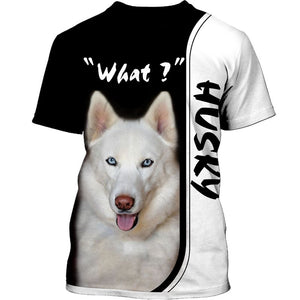 Love Husky In White Men and Women Ver.2 3D Shirt
