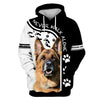 Love My German Shepherd – never walk alone Men and Women 3D Shirt