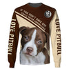 Love Pitbull – A friend who really understand me Men and Women Ver.3 3D Shirt