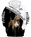 Love Pitbull – A friend who really understand me Men and Women Ver.4 3D Shirt