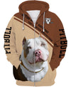 Love Pitbull – A friend who really understand me Men and Women Ver.5 3D Shirt