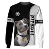 Love Pitbull Black 3D shirt for Pitbull lovers