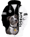Love Pitbull Black 3D shirt for Pitbull lovers