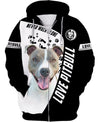 Love Pitbull – if you don’t have one you’ll never understand Men and Women Ver.2 3D Shirt In Black/White