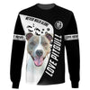 Love Pitbull – if you don’t have one you’ll never understand Men and Women Ver.2 3D Shirt In Black/White