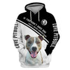 Love Pitbull – if you don’t have one you’ll never understand Men and Women Ver.3 3D Shirt In Black/White